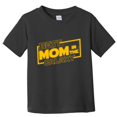Best Mom In The Galaxy Parody Movie Logo Toddler T-Shirt