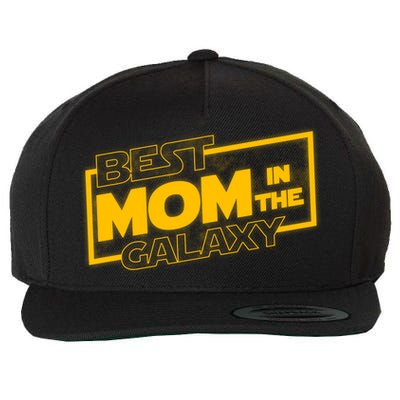 Best Mom In The Galaxy Parody Movie Logo Wool Snapback Cap