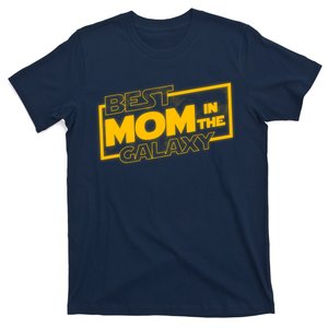 Best Mom In The Galaxy Parody Movie Logo T-Shirt