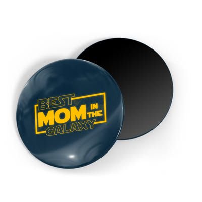 Best Mom In The Galaxy Parody Movie Logo Magnet