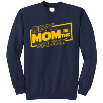 Best Mom In The Galaxy Parody Movie Logo Tall Sweatshirt