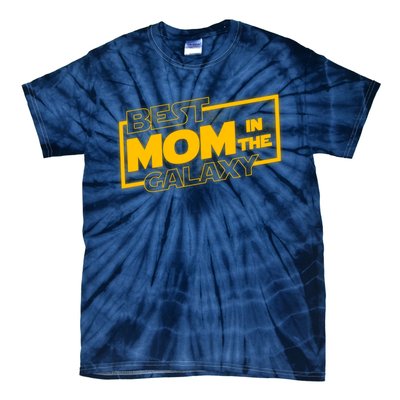 Best Mom In The Galaxy Parody Movie Logo Tie-Dye T-Shirt