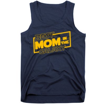 Best Mom In The Galaxy Parody Movie Logo Tank Top