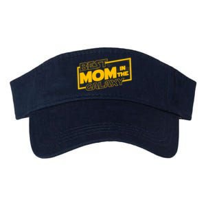 Best Mom In The Galaxy Parody Movie Logo Valucap Bio-Washed Visor