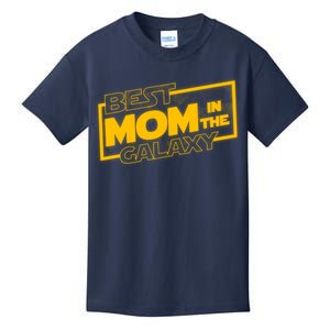 Best Mom In The Galaxy Parody Movie Logo Kids T-Shirt