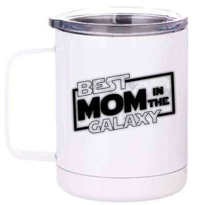 Best Mom In The Galaxy Parody Movie Logo 12 oz Stainless Steel Tumbler Cup