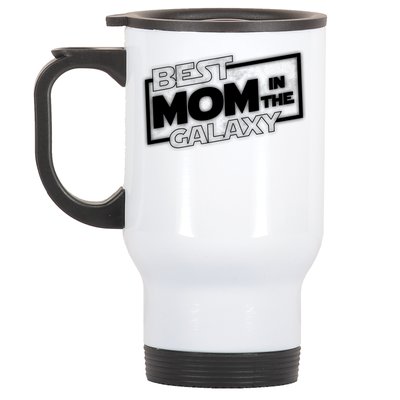 Best Mom In The Galaxy Parody Movie Logo Stainless Steel Travel Mug