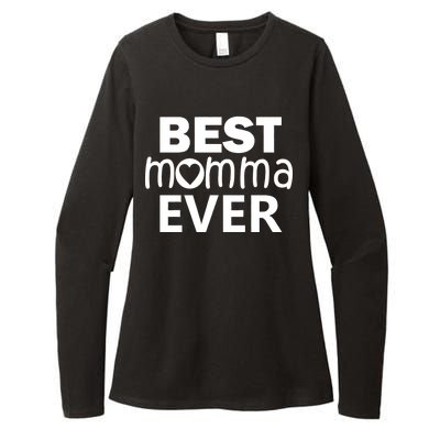 Best Momma Ever Womens CVC Long Sleeve Shirt