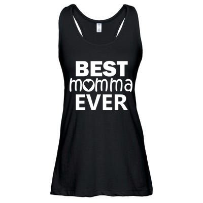 Best Momma Ever Ladies Essential Flowy Tank