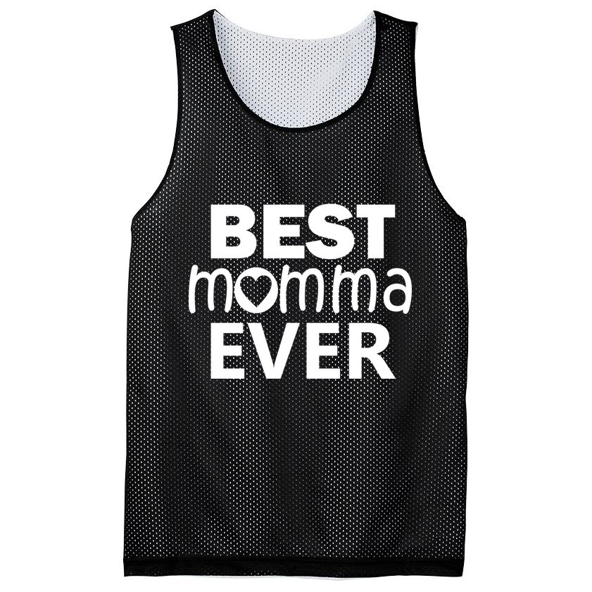 Best Momma Ever Mesh Reversible Basketball Jersey Tank