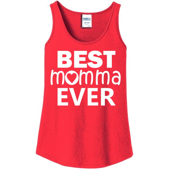 Best Momma Ever Ladies Essential Tank