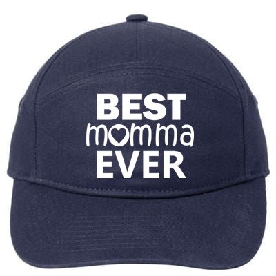 Best Momma Ever 7-Panel Snapback Hat