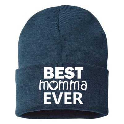 Best Momma Ever Sustainable Knit Beanie