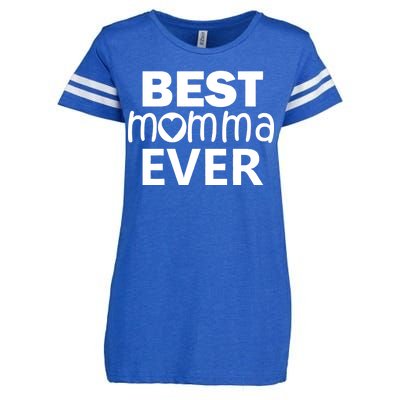 Best Momma Ever Enza Ladies Jersey Football T-Shirt