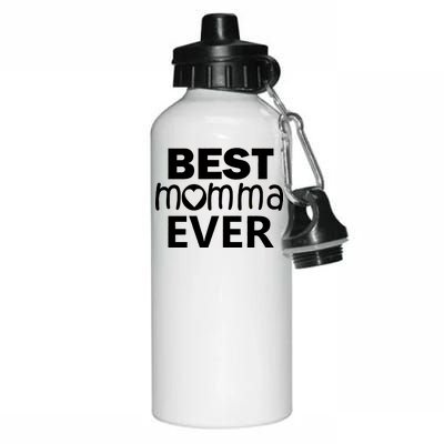 Best Momma Ever Aluminum Water Bottle