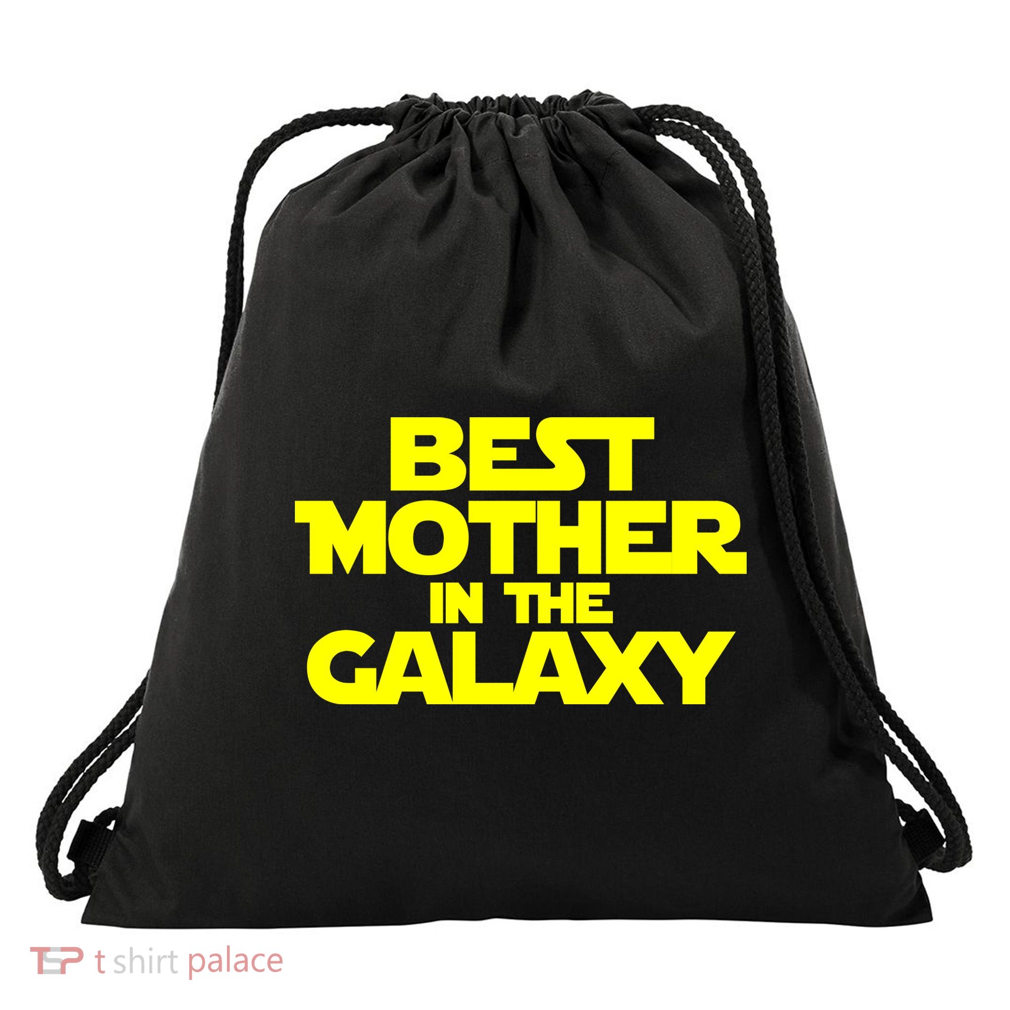 Best Mother In The Galaxy Drawstring Bag