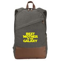 Best Mother In The Galaxy Cotton Canvas Backpack