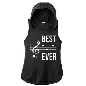 Best Music Ever Ladies PosiCharge Tri-Blend Wicking Draft Hoodie Tank