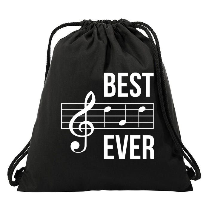 Best Music Ever Drawstring Bag