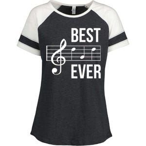 Best Music Ever Enza Ladies Jersey Colorblock Tee