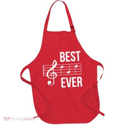Best Music Ever Full-Length Apron With Pockets
