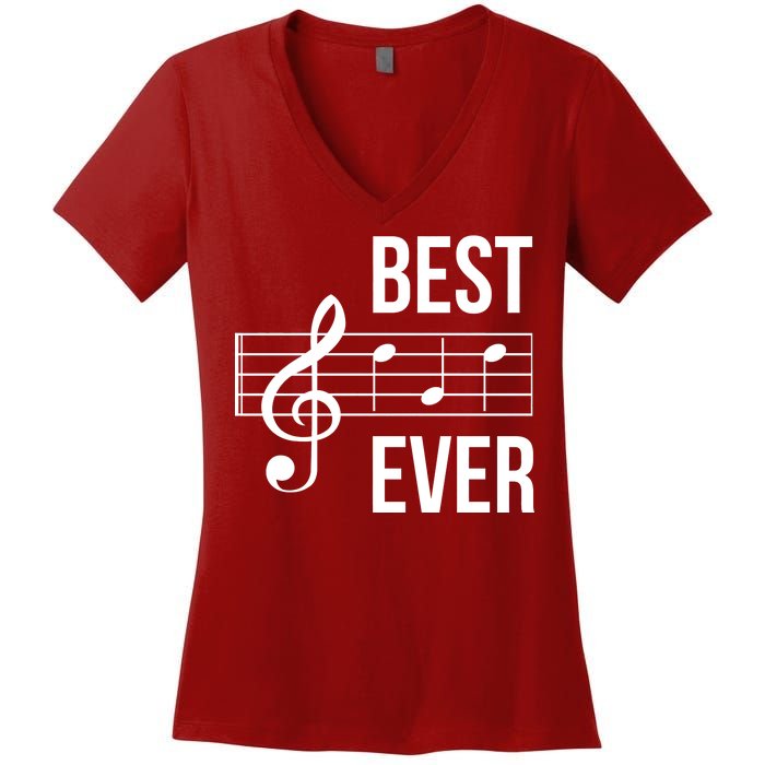 Best Music Ever Women's V-Neck T-Shirt