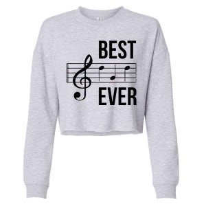 Best Music Ever Cropped Pullover Crew