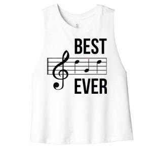 Best Music Ever Women's Racerback Cropped Tank