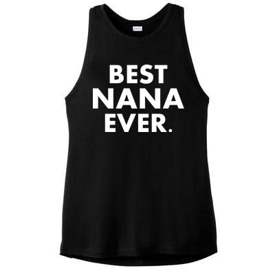 Best Nana Ever Ladies PosiCharge Tri-Blend Wicking Tank