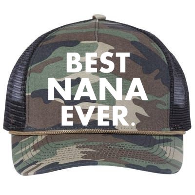 Best Nana Ever Retro Rope Trucker Hat Cap