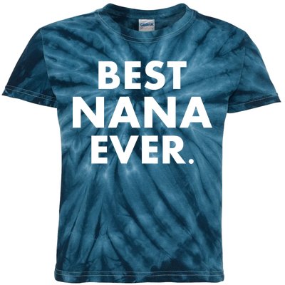 Best Nana Ever Kids Tie-Dye T-Shirt