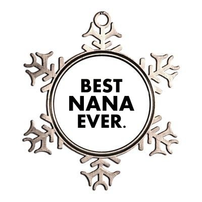 Best Nana Ever Metallic Star Ornament