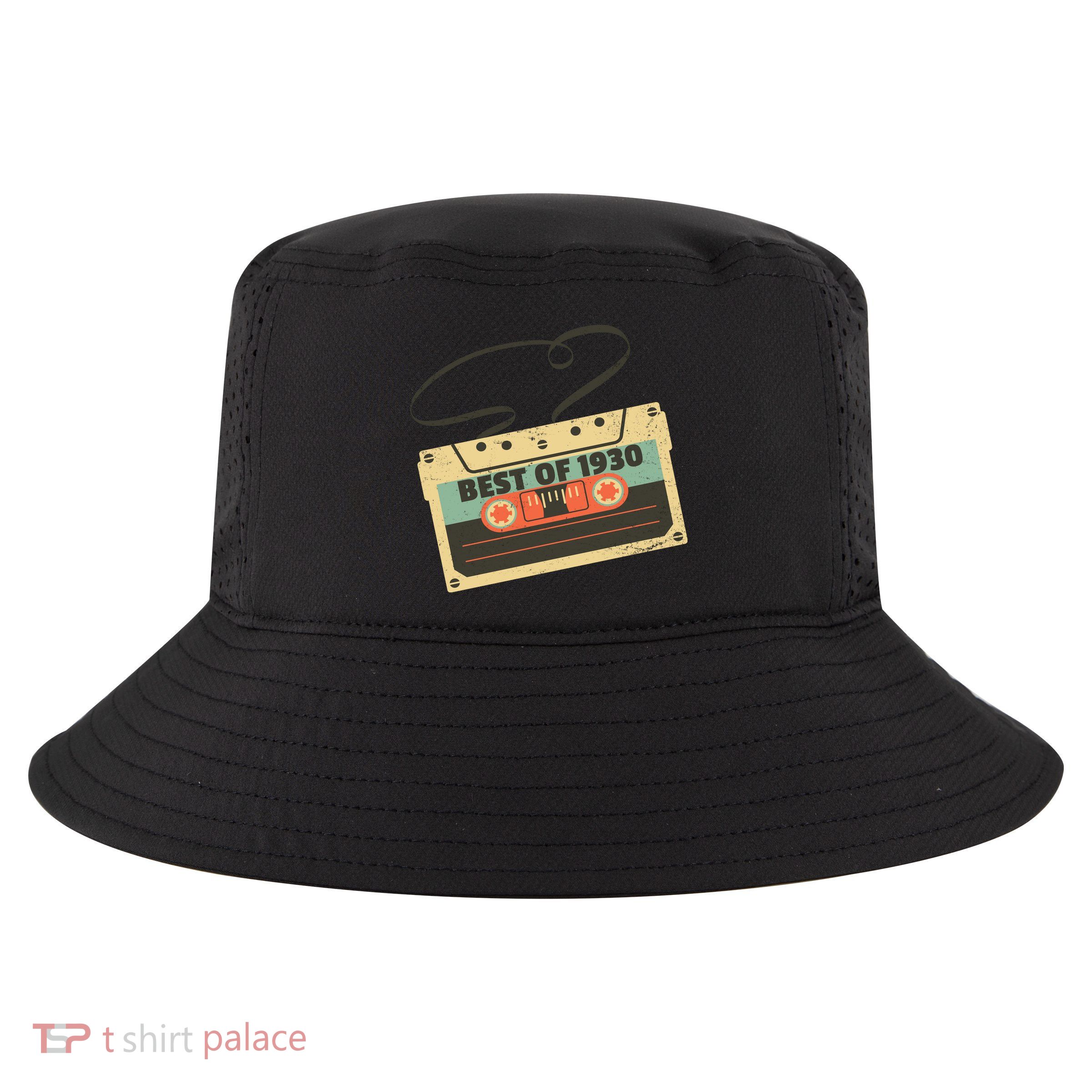 Best Of 1930 Vintage Retro 90th Birthday Cool Comfort Performance Bucket Hat