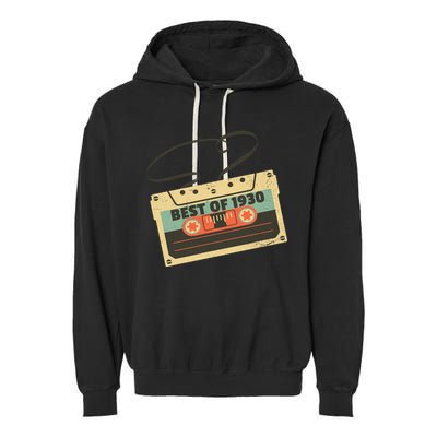 Best Of 1930 Vintage Retro 90th Birthday Garment-Dyed Fleece Hoodie