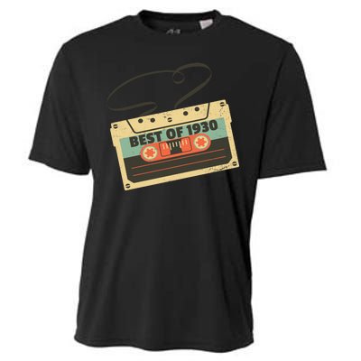 Best Of 1930 Vintage Retro 90th Birthday Cooling Performance Crew T-Shirt