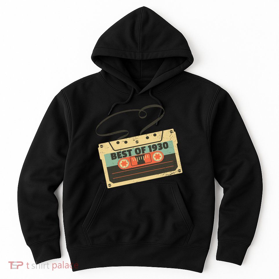 Best Of 1930 Vintage Retro 90th Birthday Hoodie