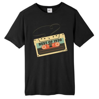 Best Of 1930 Vintage Retro 90th Birthday Tall Fusion ChromaSoft Performance T-Shirt