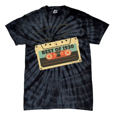 Best Of 1930 Vintage Retro 90th Birthday Tie-Dye T-Shirt