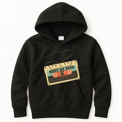 Best Of 1930 Vintage Retro 90th Birthday Kids Hoodie