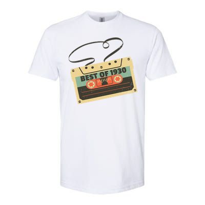 Best Of 1930 Vintage Retro 90th Birthday Softstyle CVC T-Shirt