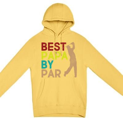 Best Papa By Par Premium Pullover Hoodie