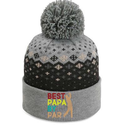 Best Papa By Par The Baniff Cuffed Pom Beanie