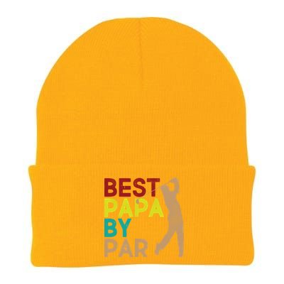 Best Papa By Par Knit Cap Winter Beanie