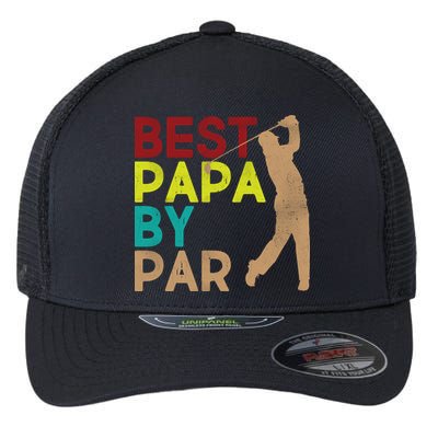 Best Papa By Par Flexfit Unipanel Trucker Cap