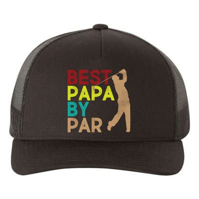 Best Papa By Par Yupoong Adult 5-Panel Trucker Hat