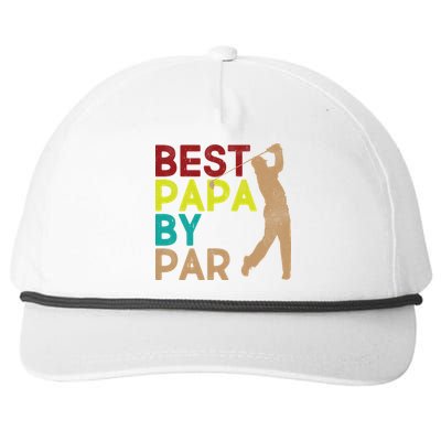 Best Papa By Par Snapback Five-Panel Rope Hat