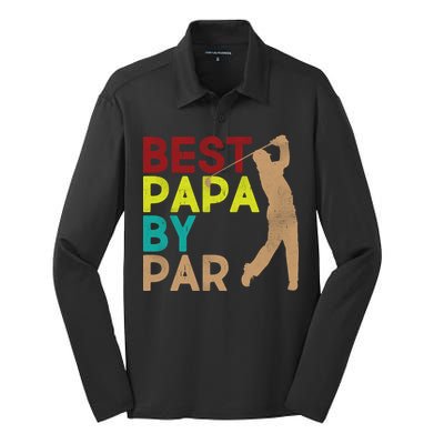 Best Papa By Par Silk Touch Performance Long Sleeve Polo