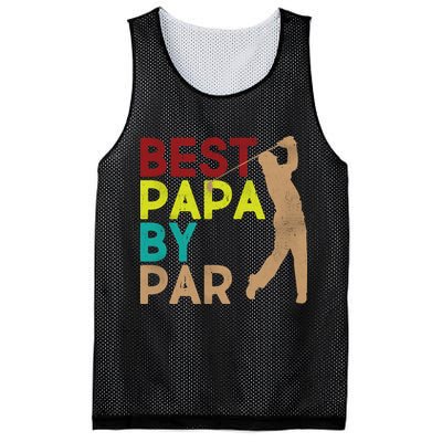 Best Papa By Par Mesh Reversible Basketball Jersey Tank