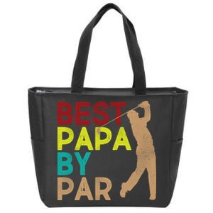 Best Papa By Par Zip Tote Bag