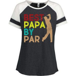 Best Papa By Par Enza Ladies Jersey Colorblock Tee